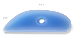 Xiem Rigid Plastic Clay Rib 7 - Blue (PCR7)