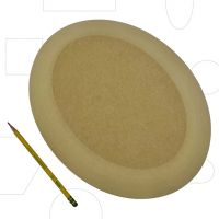GR Pottery Forms - RD2 Oval - 11" x 14"