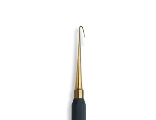 Xiem Korean Atelier Detail Carving Tool Titanium Fused Ultra-Sharp Angled Hook Blade (XST-30)